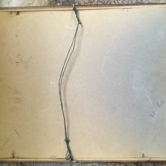 Original Acrylic paintings on paper camels framed small wall hanging - Picture 6 of 6